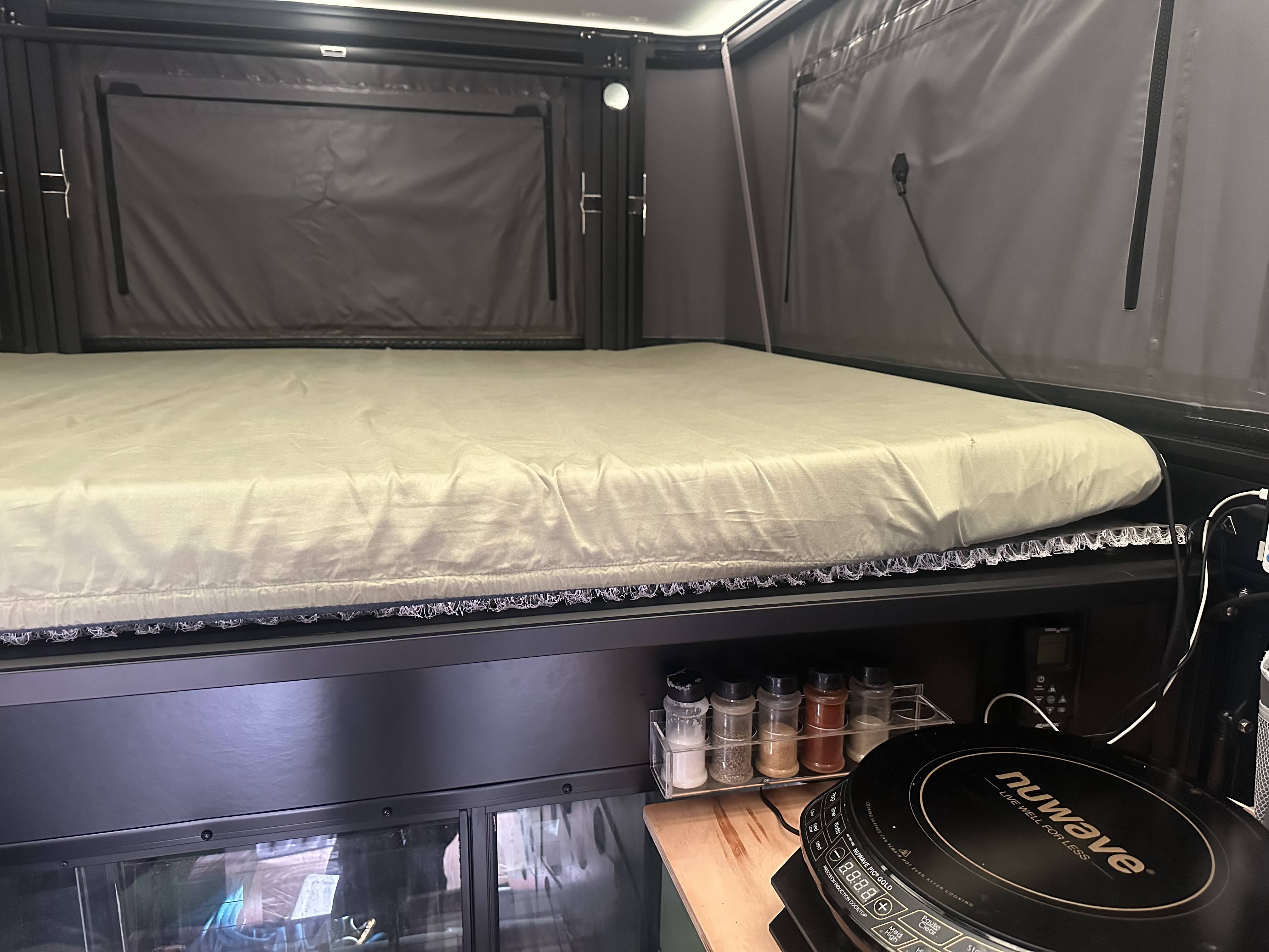 Underlayment under the bed